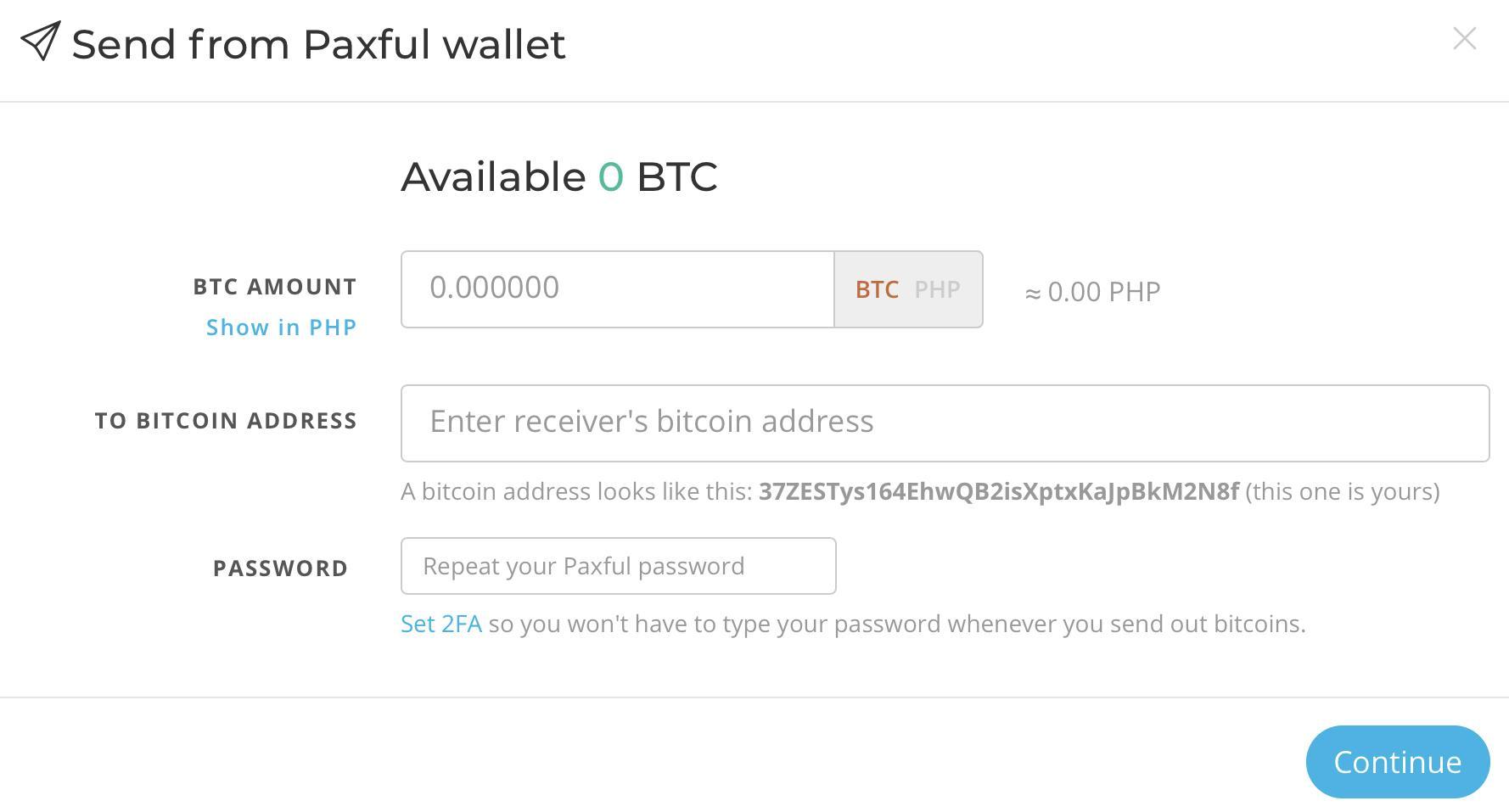 bitcoin как перевести на кошелек