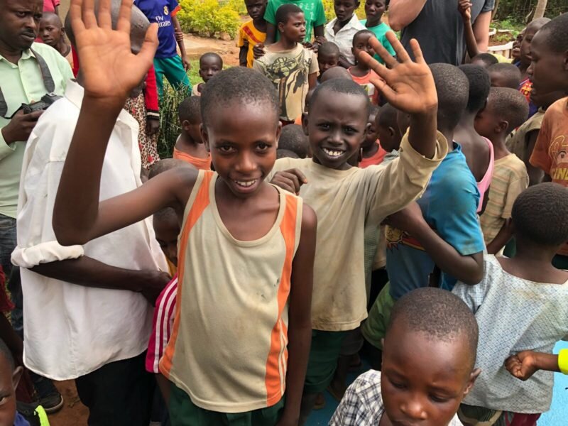 Built with bitcoin foundation with kids in Africa