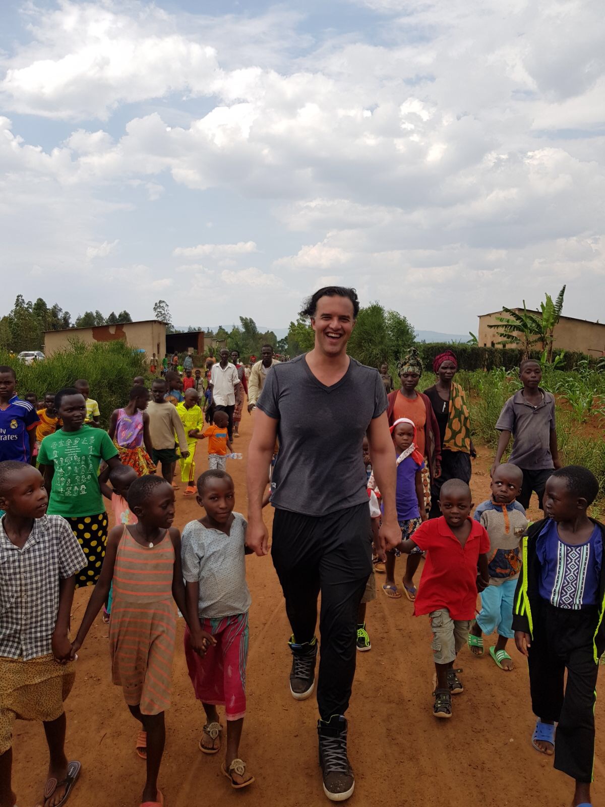Built with bitcoin with families in Africa
