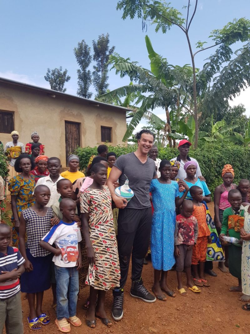 Ray Youssef and families in Africa