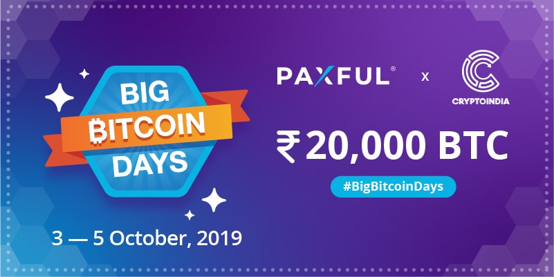 Paxful India x CryptoIndia