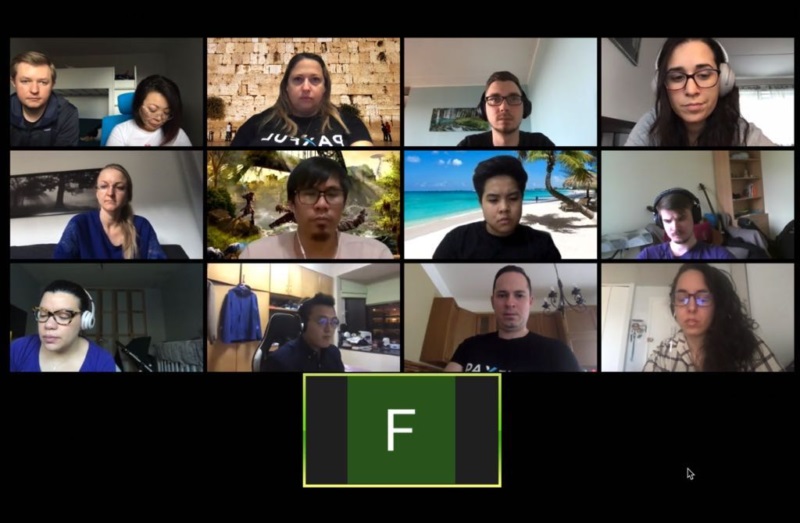 Paxful employees video call