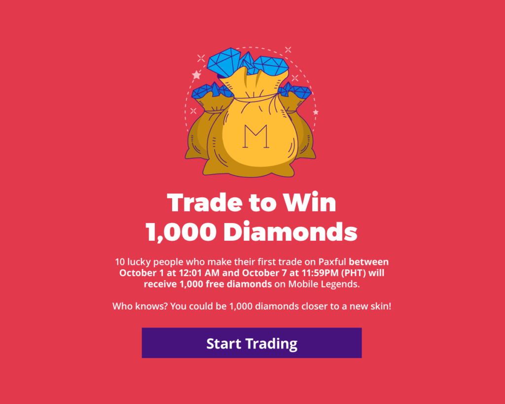 Trade to Win 1,000 Diamonds