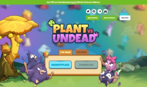 Site de Plant vs. Undead